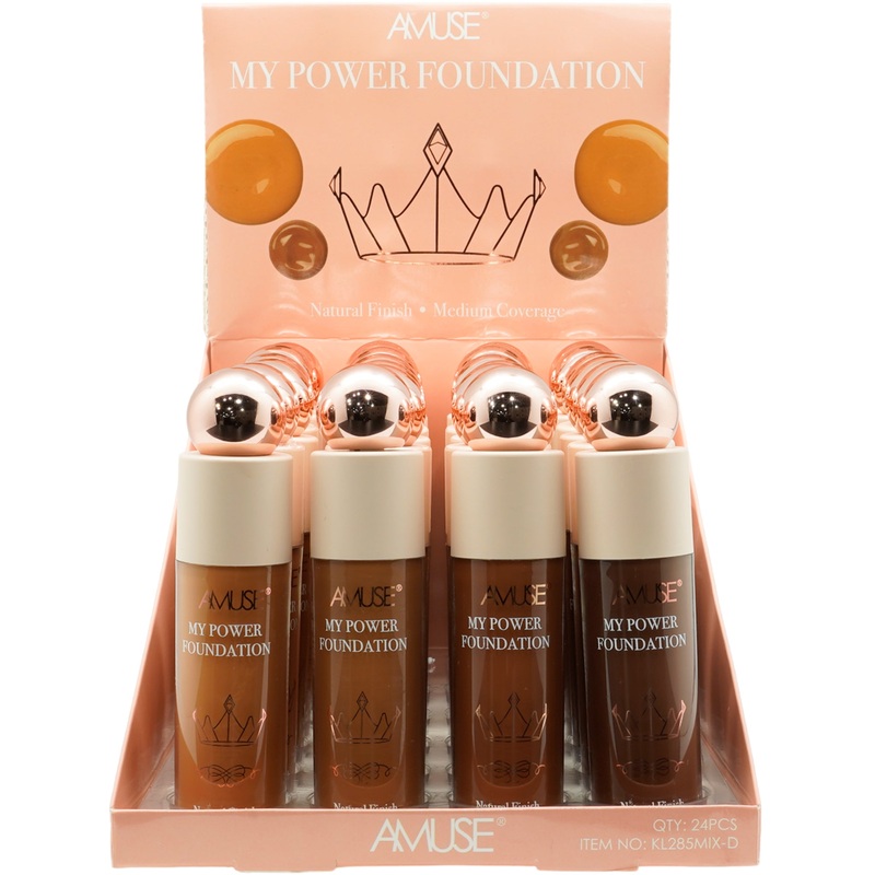 Amuse My Power Foundation – Wholesale Display 24 Units (KL285MIX-D)