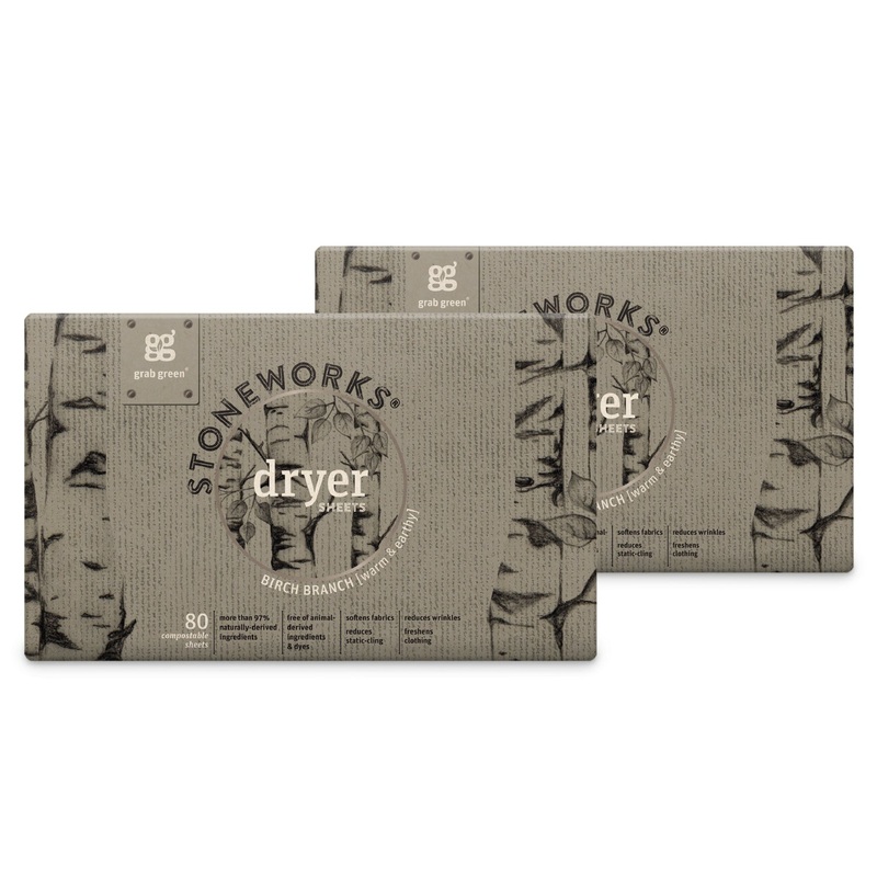 Stoneworks Dryer Sheets – 2 Pack – Birch Branch (Subscription)