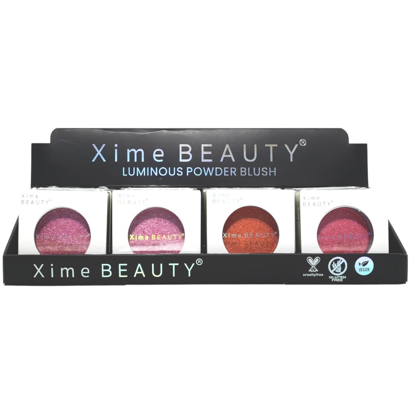 Xime Beauty Luminous Powder Blush – Wholesale Display 12 Units (XB-104)