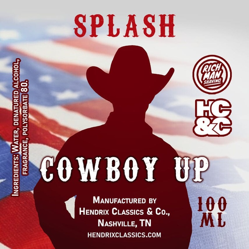 Cowboy Up Aftershave Splash – by Hendix Classics & Co