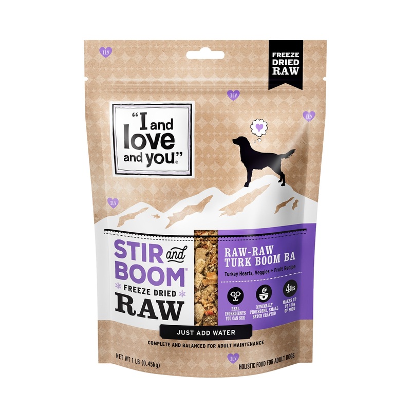 Stir and Boom Raw Raw Turk Boom Ba Dinner Grain-Free Dehydrated Dog Food 1 lb