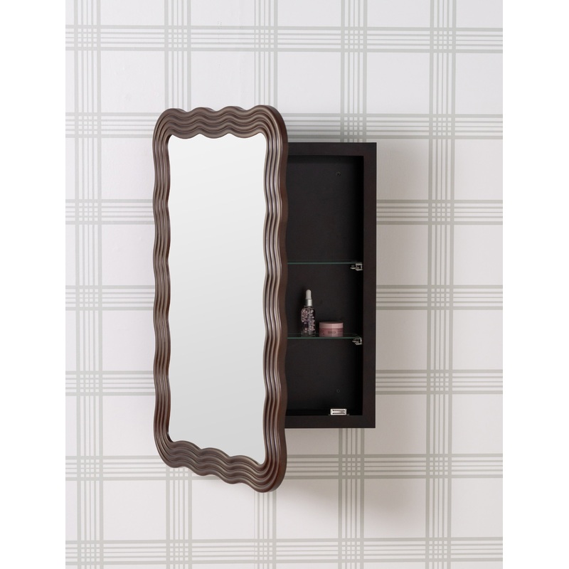 Haston Medicine Cabinet Brown