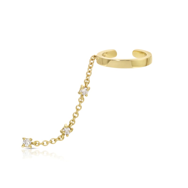DIAMOND CHAIN EAR CUFF