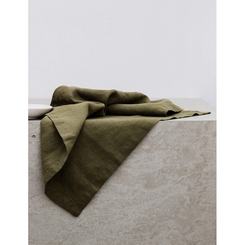 Linen Table Napkins (Set of 4) by Cultiver Bluestone