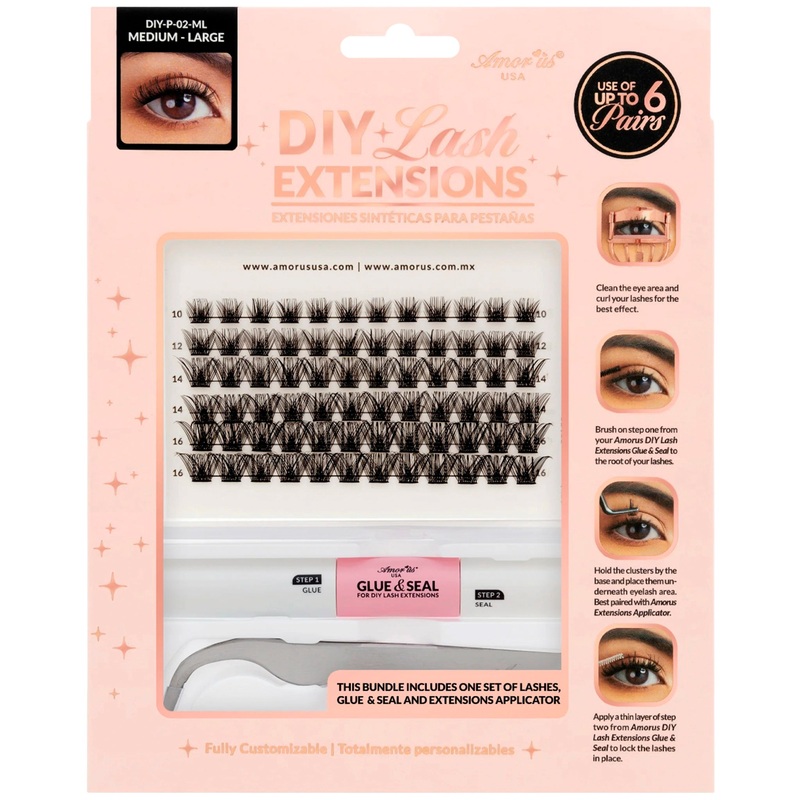 Amor Us DIY Lash Extension Medium Large – Wholesale 6 Kits (DIY-P-02-ML)