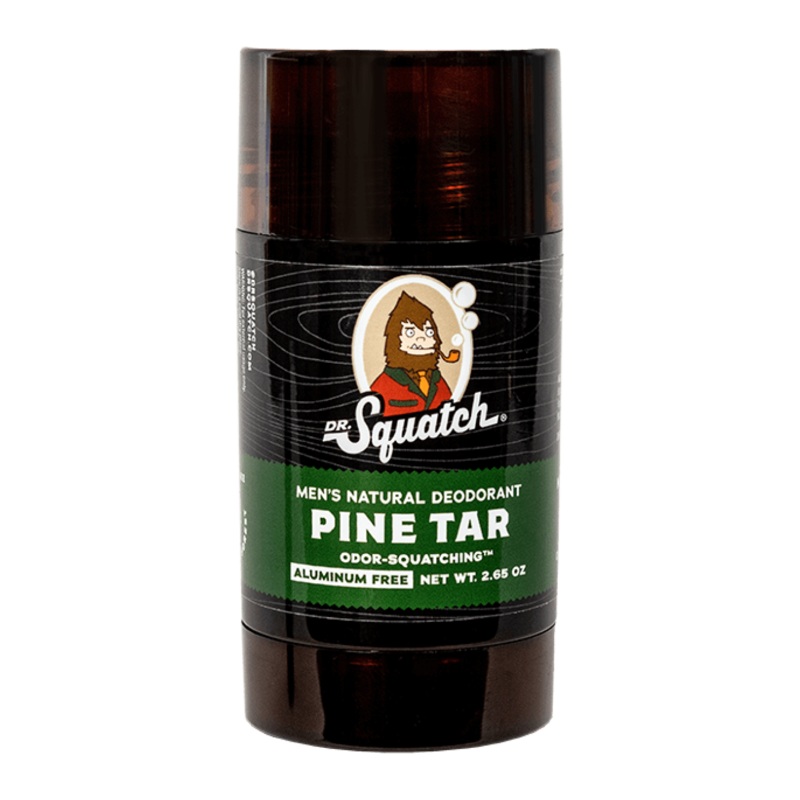Dr. Squatch Men’s All Natural Deodorant 2.65 oz – Pine Tar
