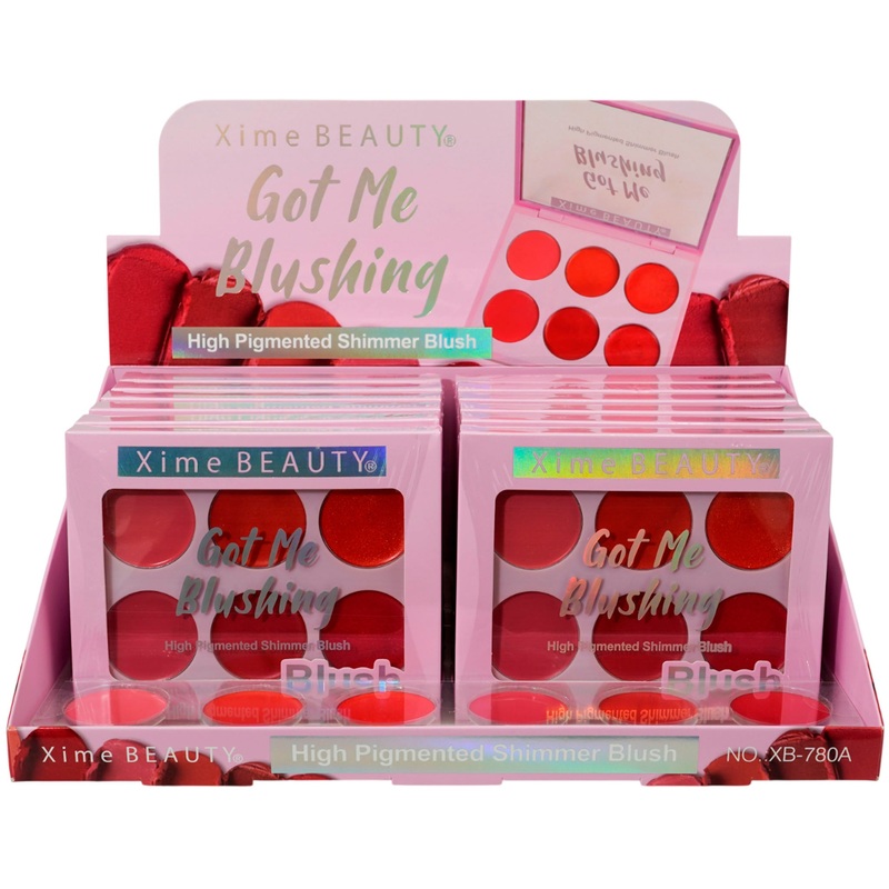 Xime Beauty Got Me Blushing High Shimmer Blush – Wholesale Display 12 Units (XB-780A)