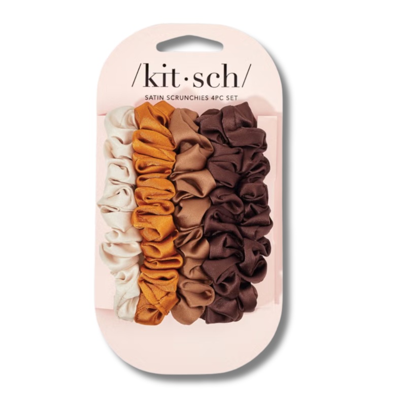 Kitsch Satin Petite Scrunchies 5 Piece Set – Sedona