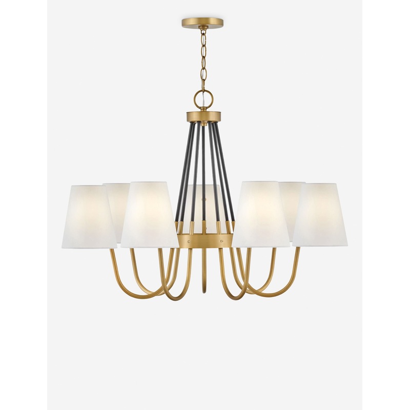 Teague Chandelier Brass 28″Dia