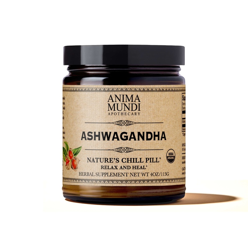 ASHWAGANDHA, Nature’s Chill Pill 4 oz