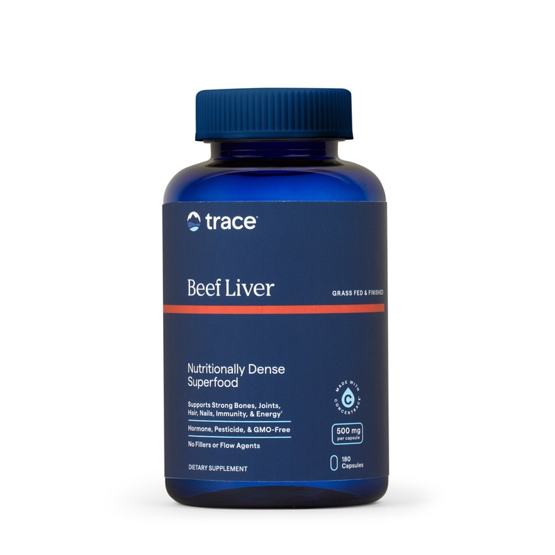 Beef Liver Capsules, 500 mg 180 count