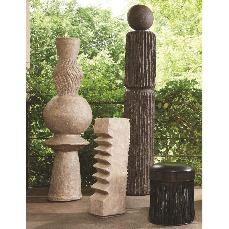 Andre Floor Sculpture by Lemieux et Cie Dark Gray