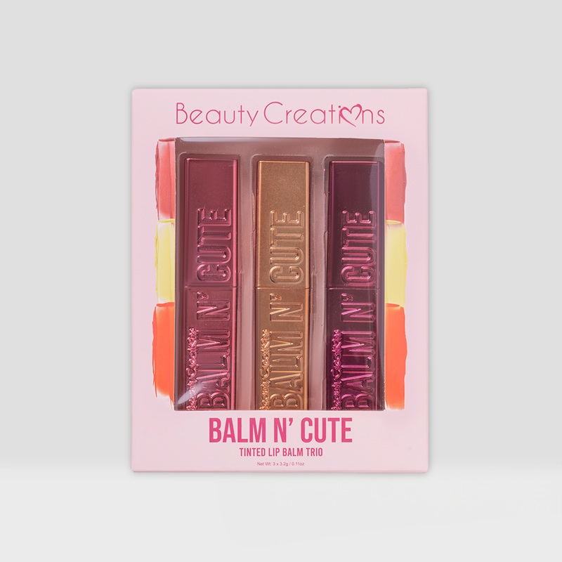 Balm N’ Cute Tinted Lip Balm “The Reds” Set