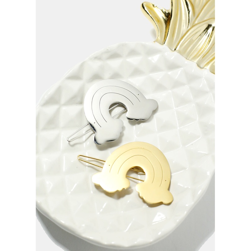 Rainbow Hair Clip Gold