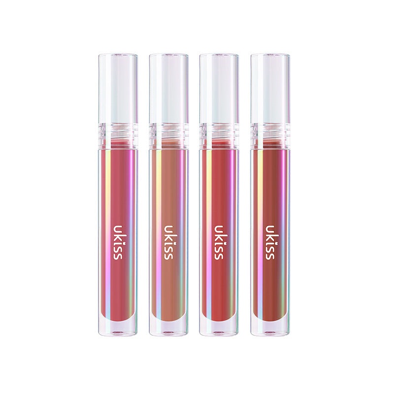 Ukiss Cat Eyes Shining Light Lip Gloss 3.2g  L01 Celestial Grapefruit Iced Tea