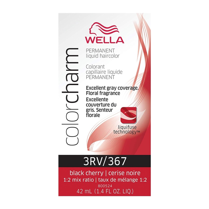 Wella ColorCharm Permanent Liquid Hair Color 42 ml / 1.4 oz – 3RV / 367 Black Cherry