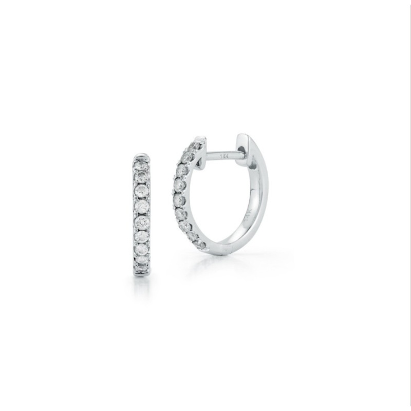 DIAMOND SMALL ROUND HUGGIES single