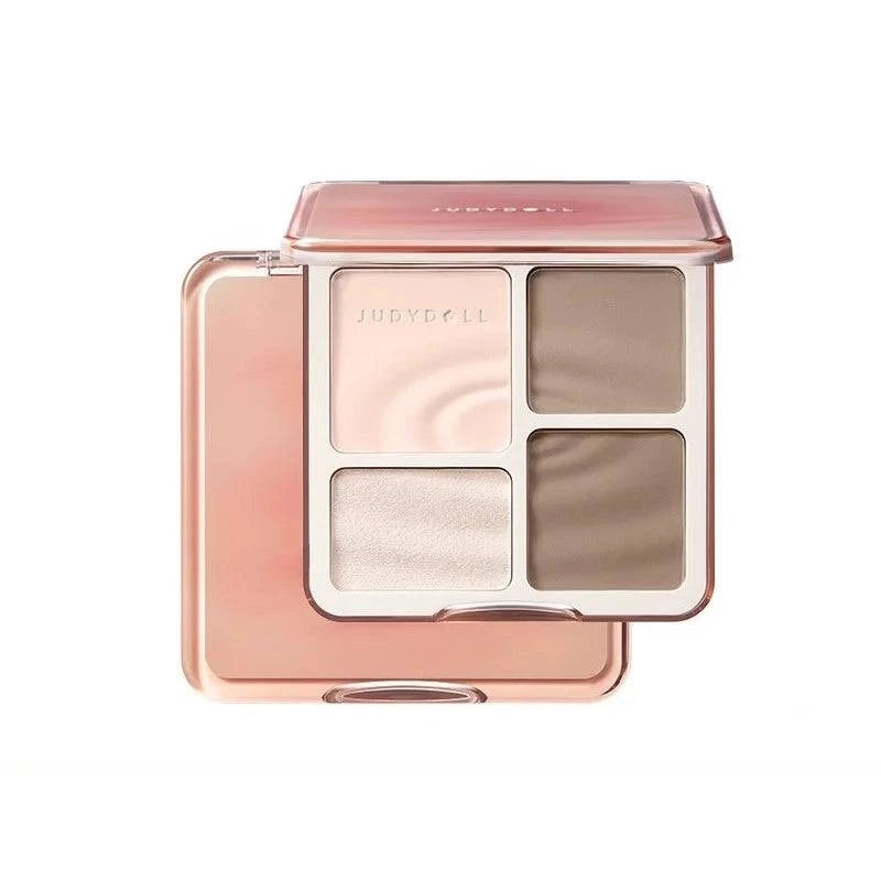 2 IN 1 Highlighter Contour Palette #01 Waves