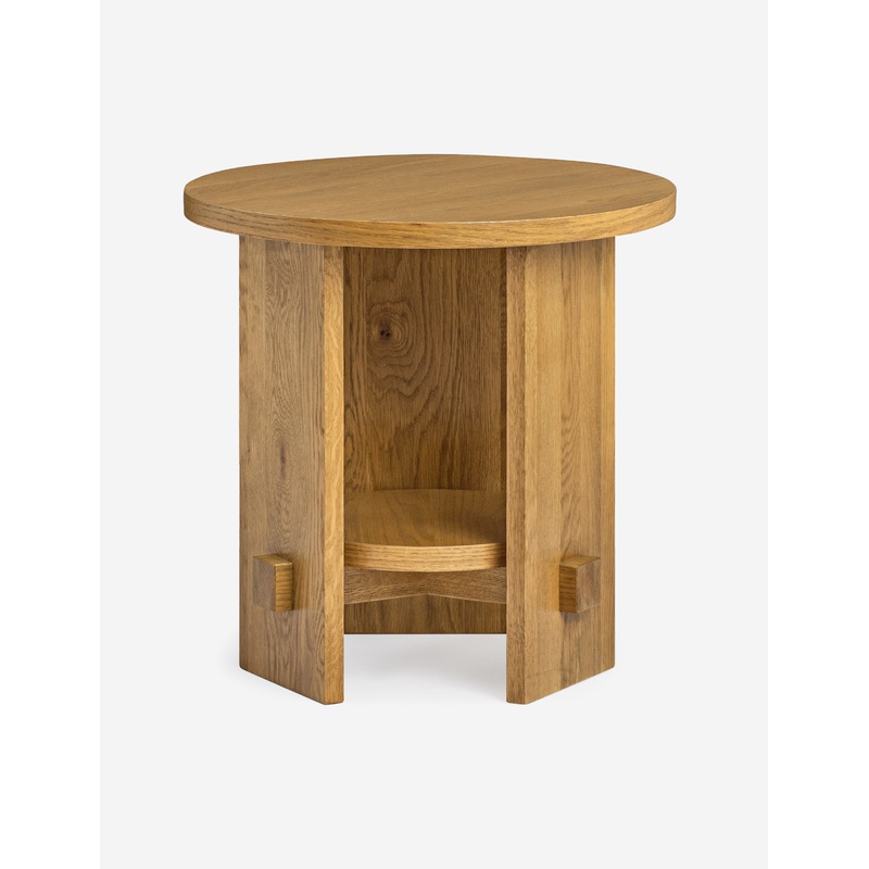 Campos Round Side Table Natural