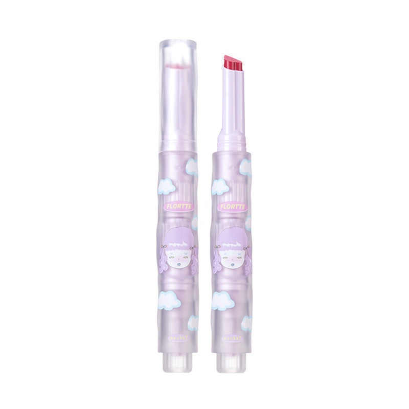 Flortte Wackky Girl’s World Solid Lip Mud 1.4g  01# Peach Yogurt