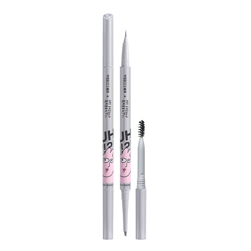 Veecci  My Friend Rabbit Double-Ended Multi-Purpose Eyebrow Pencil 0.3ml+90mg  F01 Gray-Brown