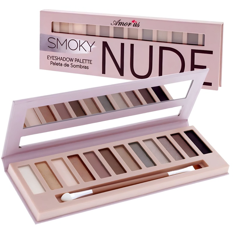 Amor Us Nude Eyeshadow Palette Smoky – Wholesale 6 Units (CO-ESD-02)