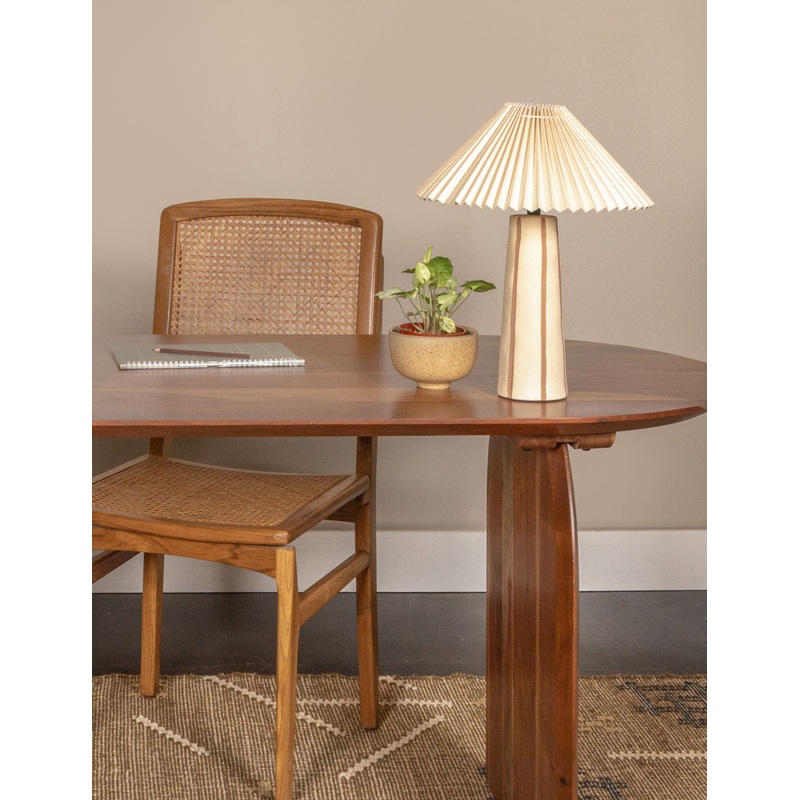 Baza Table Lamp Natural Stripe
