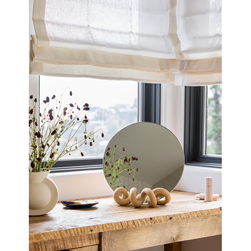 Curlee Table Mirror by SIN Ceramics Speckled