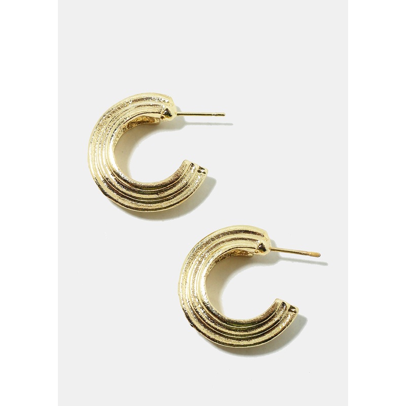 Fashion Layered Earrings Gold