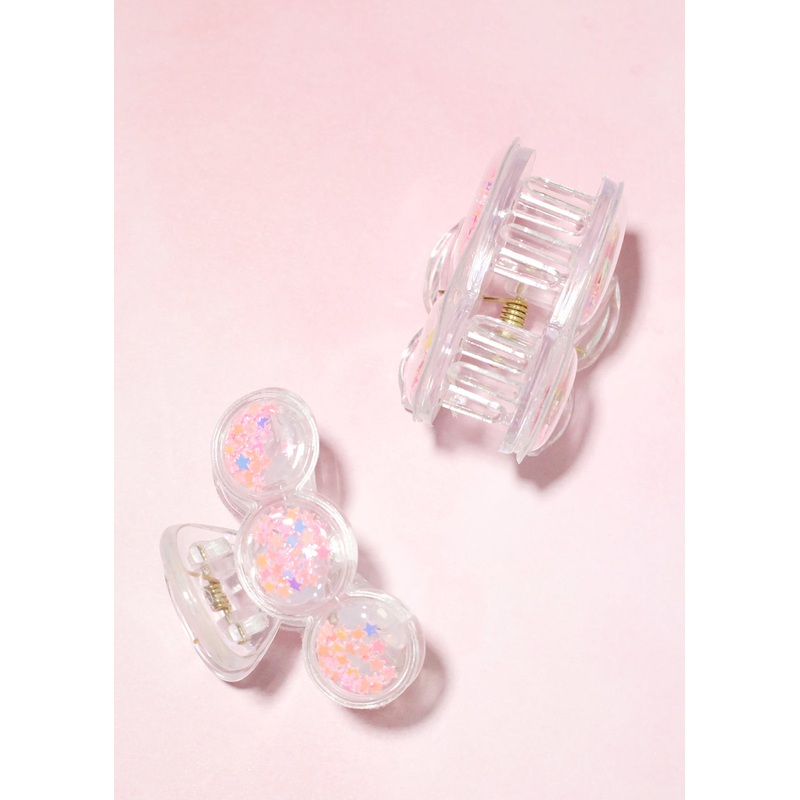2 Piece Sequin Small Claw