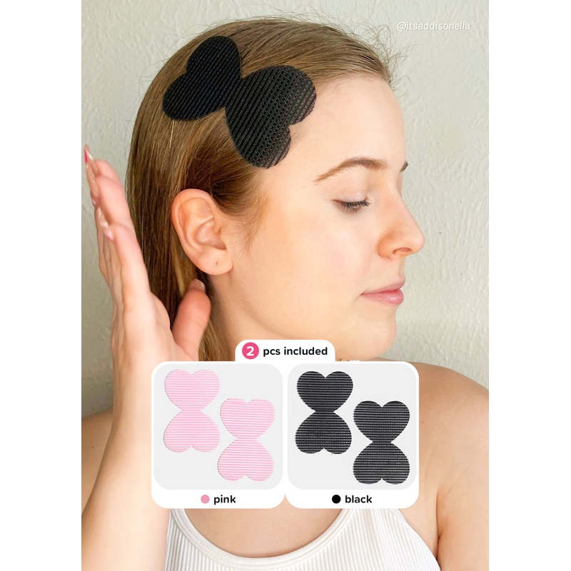AOA Anti-Slip Hair Grippers – Bow Black