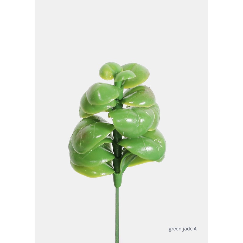 Official Key Items Artificial Succulents – Green Jade A