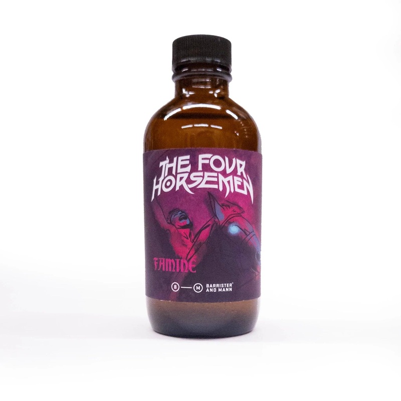 The Four Horsemen: Famine Aftershave – by Barrister and Mann