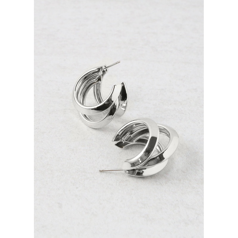 Triple Hoop Small Earring