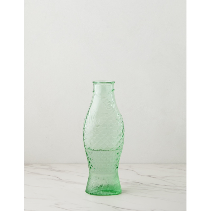 Fish&Fish Glassware by Paola Navone x Serax Bottle Green