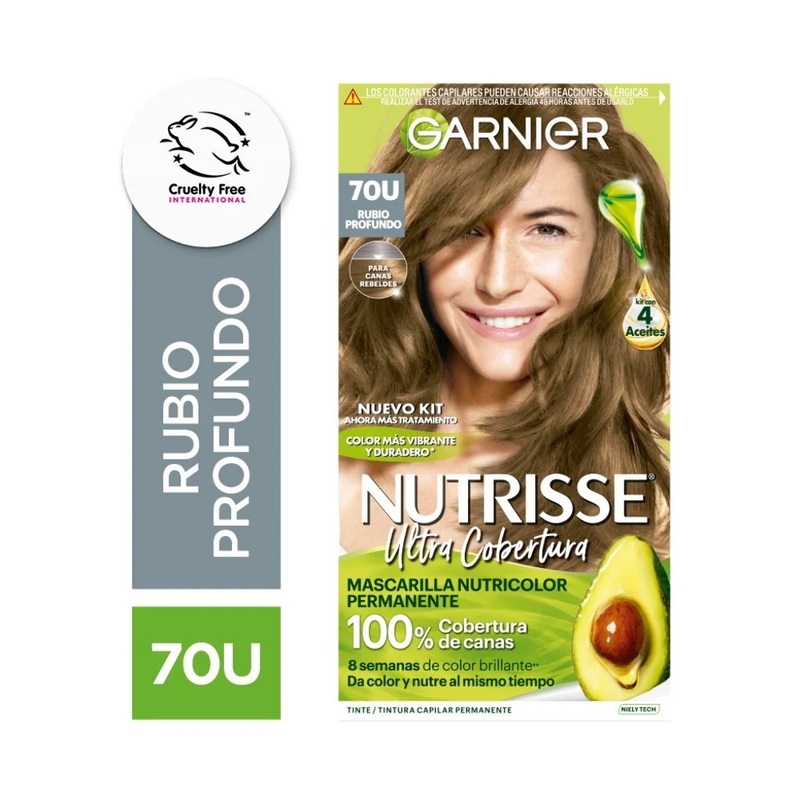 GARNIER NUTRISSE 70U – RUBIO PROFUNDO (3 PCS)
