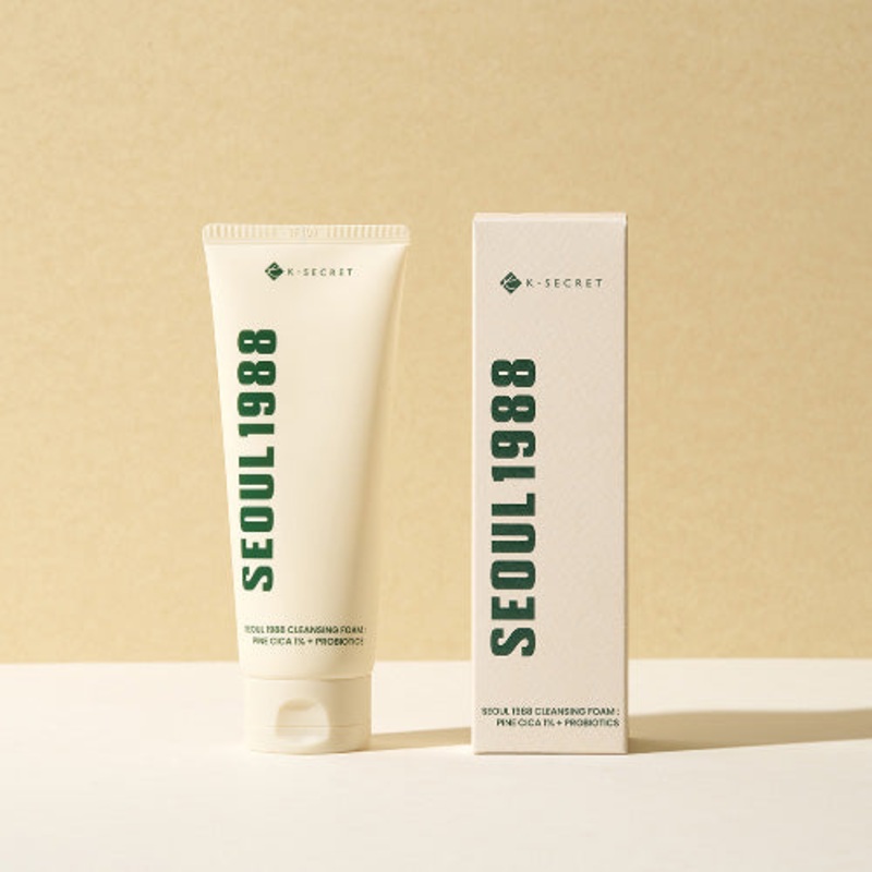 [KSECRET] SEOUL 1988 Cleansing Foam : Pine Cica 1% + Probiotics 150ml