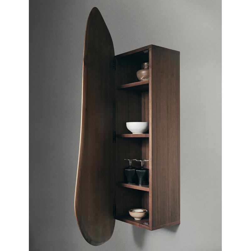 Feve Wall Cabinet by Ferm Living Walnut