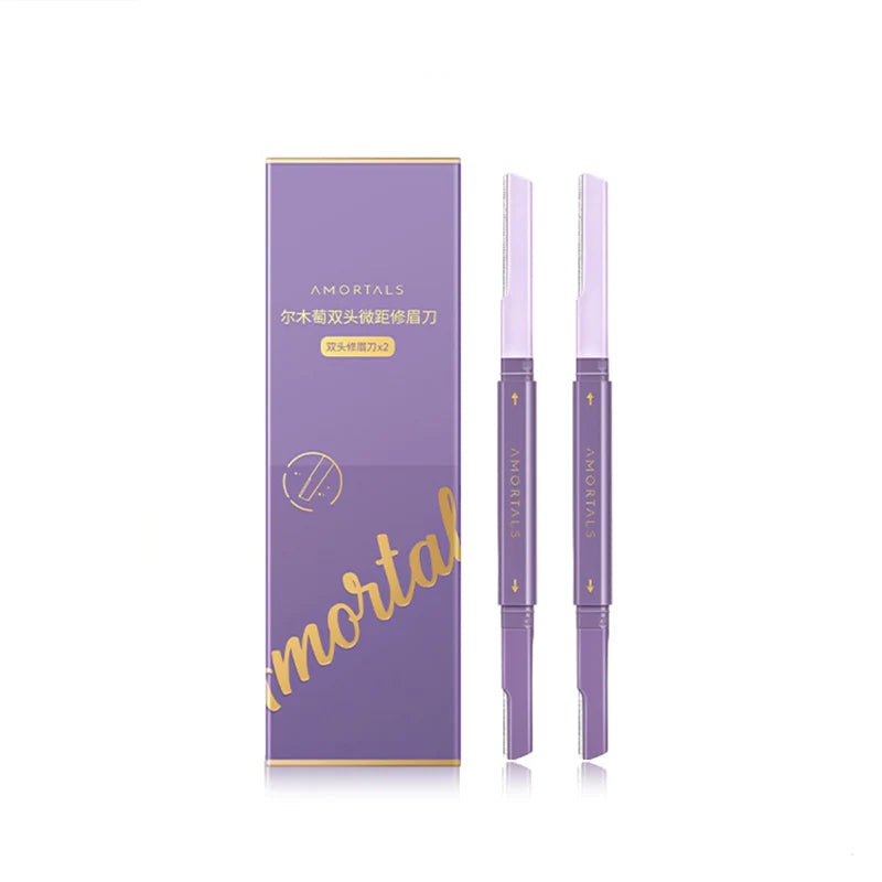 AMORTALS Double-head Eyebrow Trimmer 1PC  2PCS
