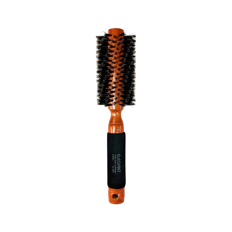 Elegant #862 Round Boar Hairbrush With Soft Handle – Small (2.25″)