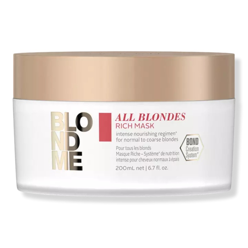 Schwarzkopf Professional BlondMe Rich Mask for All Blondes 6.7 oz.