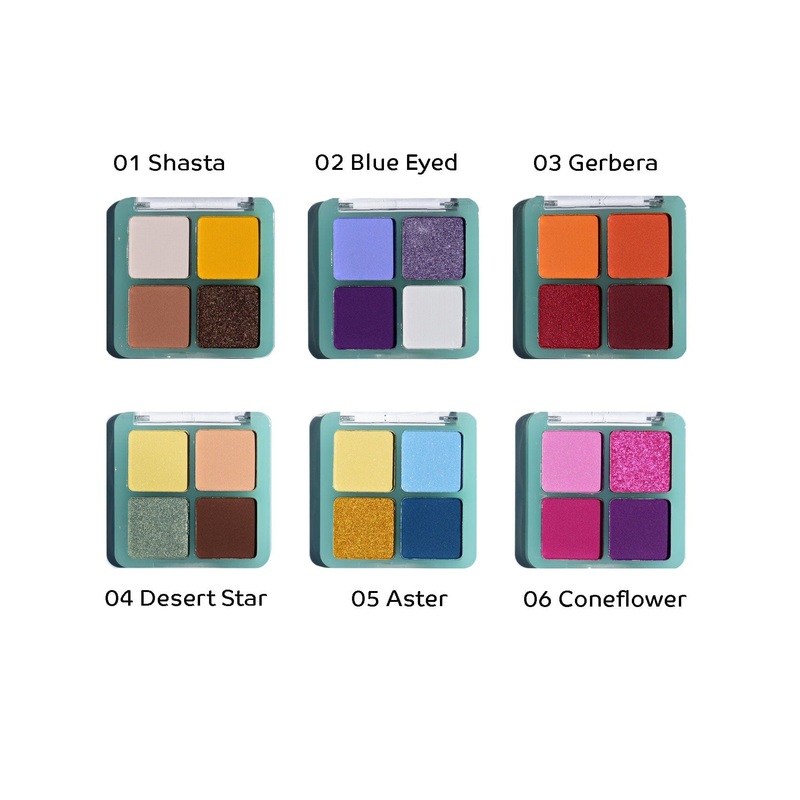 Amuse Daisy Eyeshadow Quad 1- Shasta