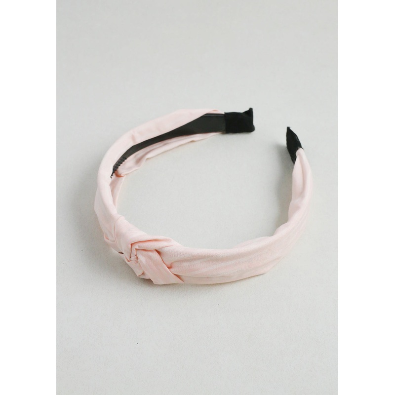 Chic Knotted Headband Peach