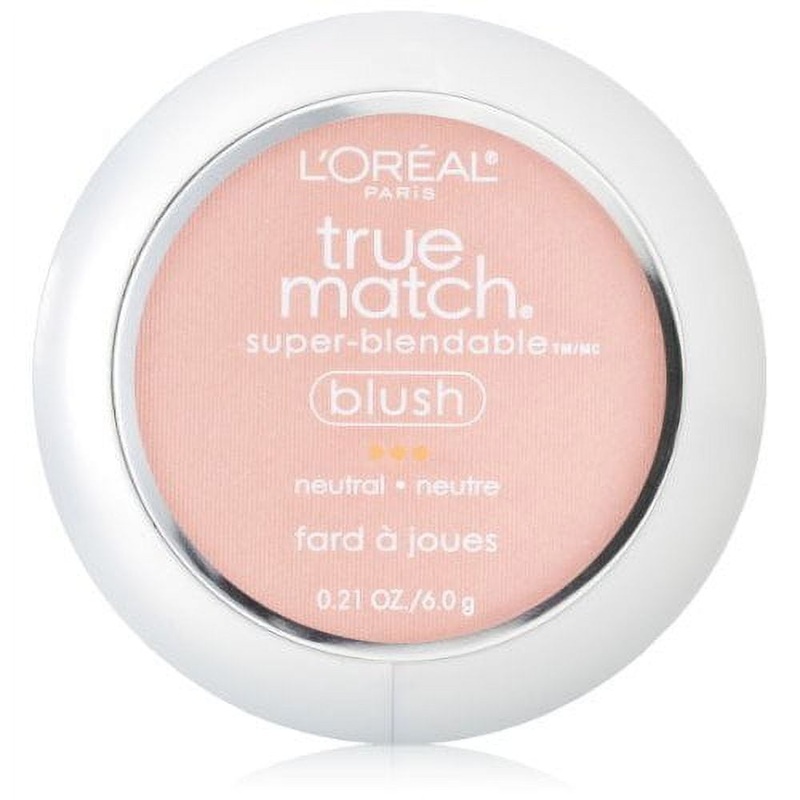 L’Oreal Paris True Match Super Blendable Blush, Powder Texture, Precious Peach, 0.21 oz