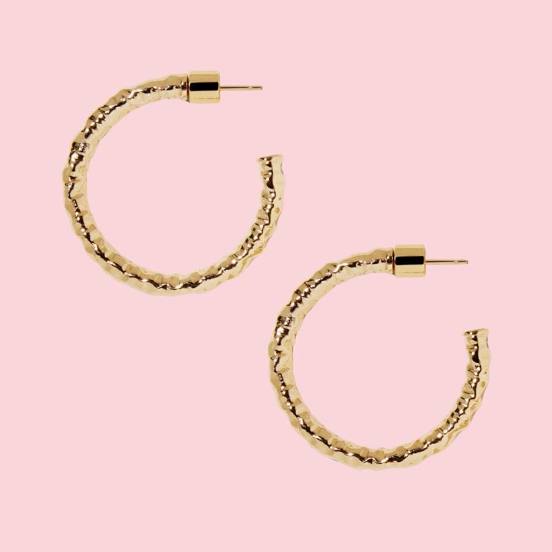 1 Hailey mini hoops Gold