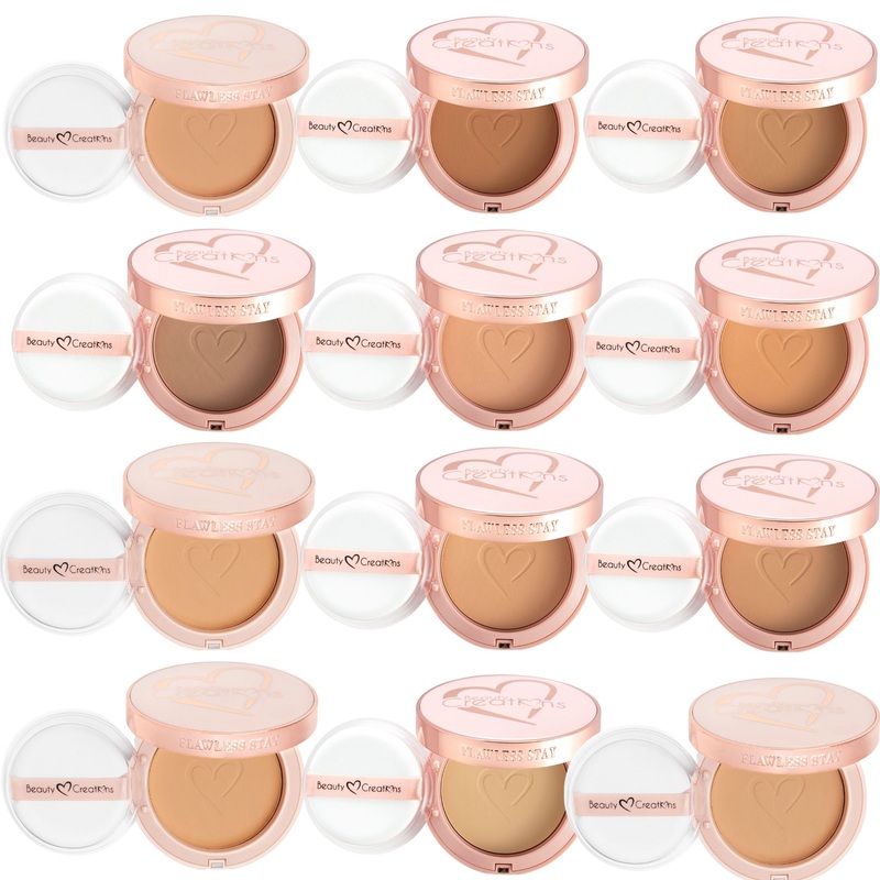 Beauty Creations Flawless Stay Powder Foundation Assorted – Wholesale 18 Units (PSP#02ASS)
