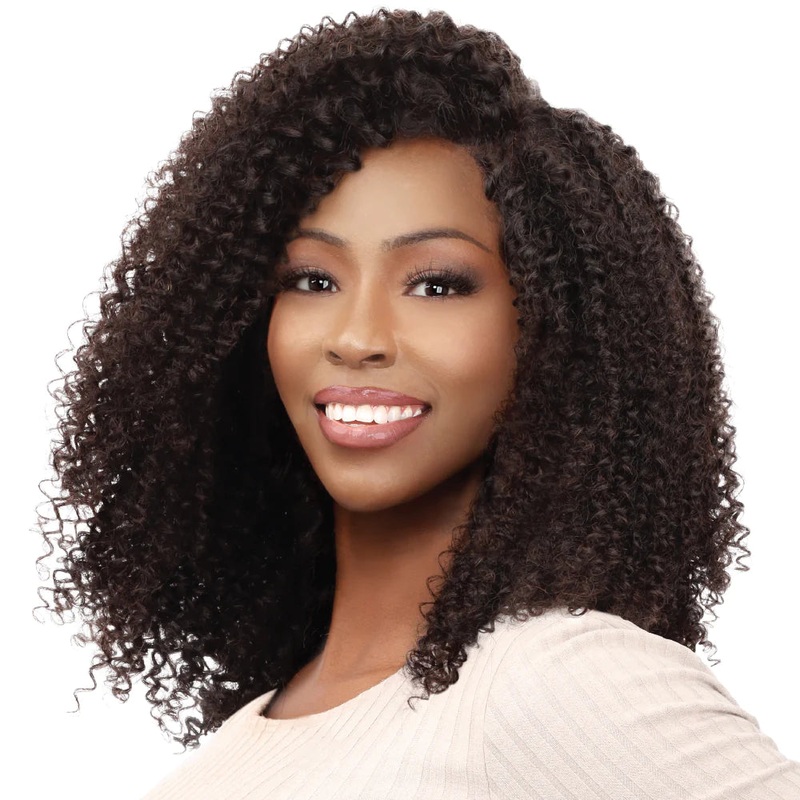 HHCUR-14 Luv 9pc Clip-In Kinky Curly 14″ NATURAL BK