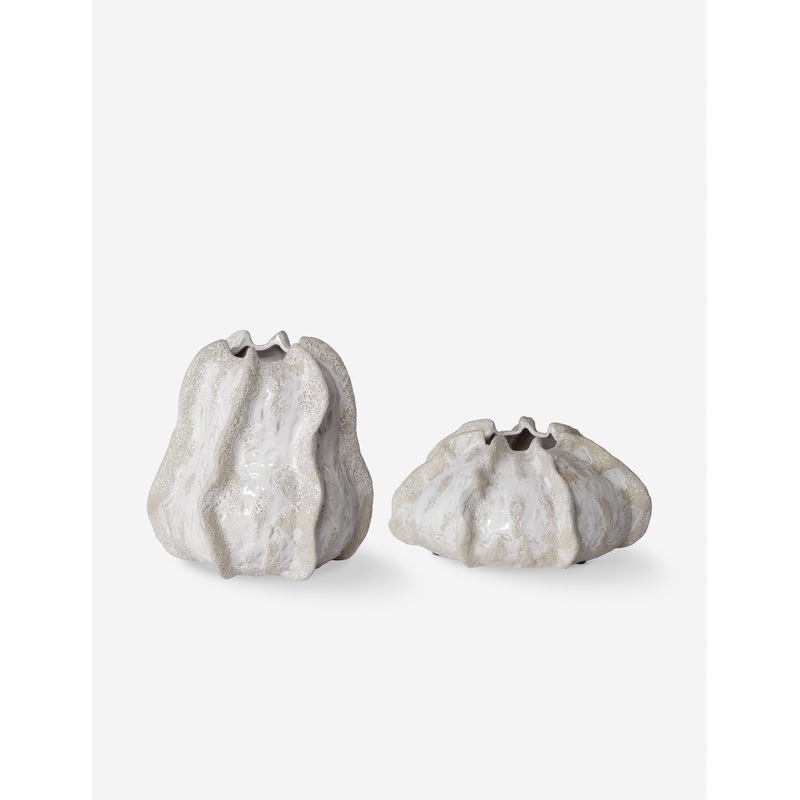 Nouvel Decorative Vases (Set of 2) White