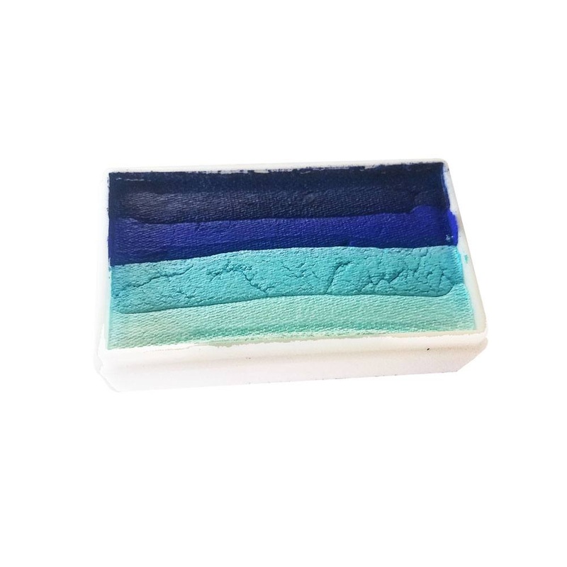 Partyxplosion Aqua Single Stroke Cake – Block I 43343 (28 gm)