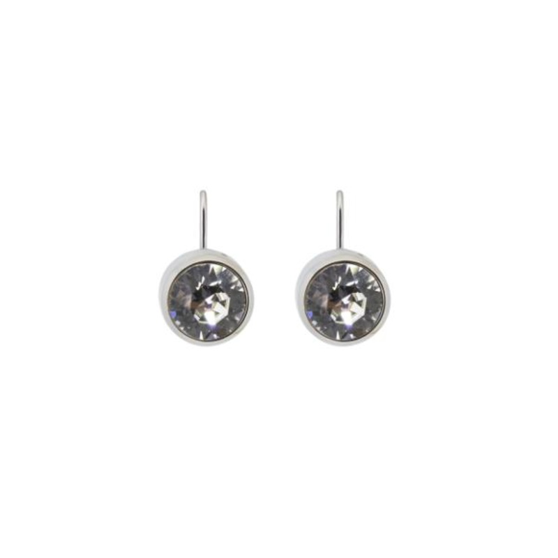 Guess Crystal Clip-On Earrings Stainless Steel UBT01064 (Blemished Box)